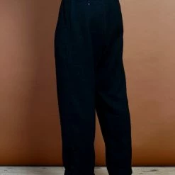 HANSEN GARMENTS SYLVESTER | Double Pleated Trousers | Black -HANSEN SHOP sylvester double pleated trousers black hansen garments 477006