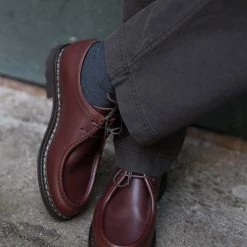 Heschung THUYA | Leather Derby Shoe | Burgundy -HANSEN SHOP thuya leather derby shoe burgundy 400 471005