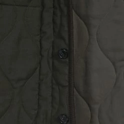 HANSEN GARMENTS TONY | Bonded Padded Vest | Dark Army -HANSEN SHOP tony bonded padded vest dark army hansen garments 570269