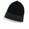 HANSEN GARMENTS TORE | Block Colour Beanie | Black/Pinetree -HANSEN SHOP tore block colour beanie blackpinetree 55 266710
