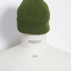 HANSEN GARMENTS TORE | Knitted Rib Beanie | Green -HANSEN SHOP tore knitted rib beanie green hansen garments 340251