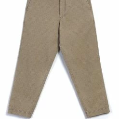 HANSEN SHOP 31 HANSEN GARMENTS TRYGVE | Wide Cut Cropped Trousers | Beige