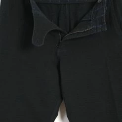 HANSEN GARMENTS TRYGVE | Wide Cut Cropped Trousers | Black -HANSEN SHOP trygve wide cut cropped trousers black hansen garments 827370