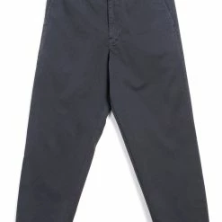 HANSEN GARMENTS TRYGVE | Wide Cut Cropped Trousers | Grey