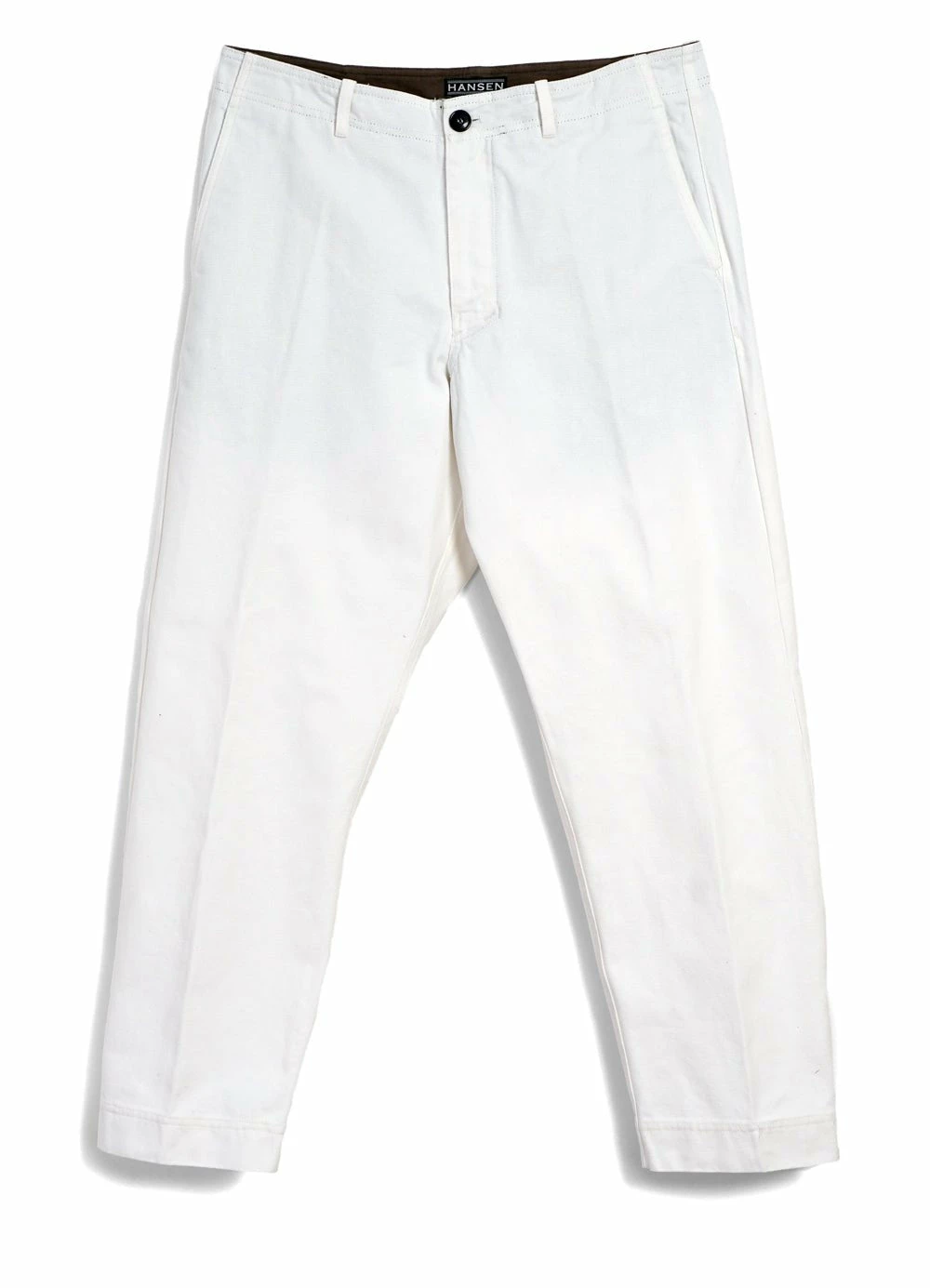 HANSEN GARMENTS TRYGVE | Wide Cut Cropped Trousers | Off White 3 HANSEN GARMENTS TRYGVE | Wide Cut Cropped Trousers | Off White