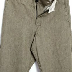 HANSEN GARMENTS TRYGVE | Wide Cut Cropped Trousers | Safari -HANSEN SHOP trygve wide cut cropped trousers safari hansen garments 305153