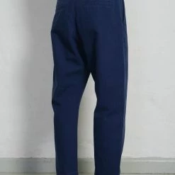 HANSEN GARMENTS TRYGVE | Wide Cut Cropped Trousers | Work Blue 10 HANSEN GARMENTS TRYGVE | Wide Cut Cropped Trousers | Work Blue -HANSEN SHOP trygve wide cut cropped trousers work blue hansen garments 402534