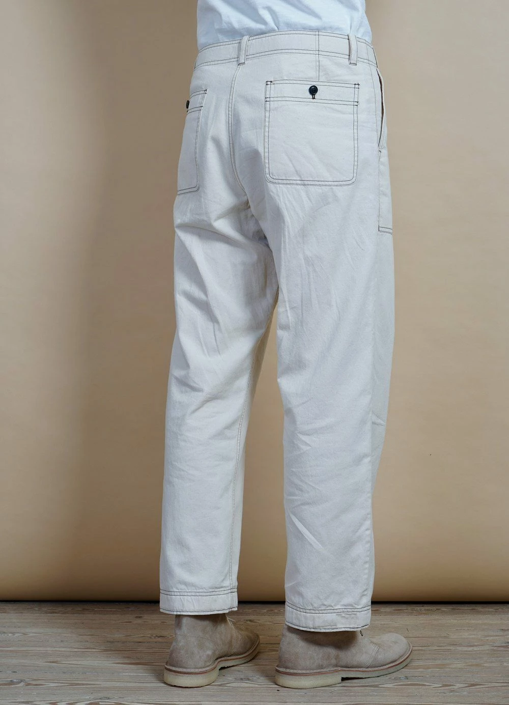 HANSEN GARMENTS VILLE | Loose Fit Trousers | Nature 6 HANSEN GARMENTS VILLE | Loose Fit Trousers | Nature - Image 4