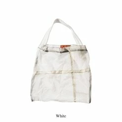 Puebco VINTAGE PARACHUTE TOTE BAG | WHITE
