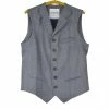 HANSEN GARMENTS WILLIAM | Classic Vest | Grey Melange 2 HANSEN GARMENTS WILLIAM | Classic Vest | Grey Melange -HANSEN SHOP william classic vest grey melange 290 130268