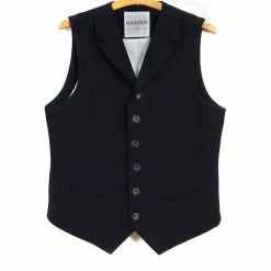 HANSEN GARMENTS WILLIAM | Lapel Waistcoat | Deep Indigo
