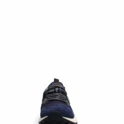 Flower Mountain YAMANO 3 | Suede & Canvas Sneaker | JP Print Navy/Black -HANSEN SHOP yamano 3 suede canvas sneaker jp print navyblack flower mountain 126824
