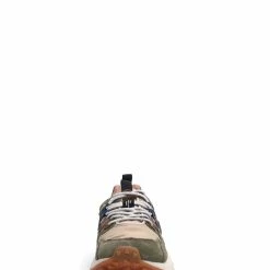 Flower Mountain YAMANO 3 | Suede & Nylon Sneaker | Military Beige -HANSEN SHOP yamano 3 suede nylon sneaker military beige flower mountain 488216