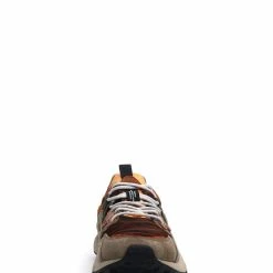 Flower Mountain YAMANO 3 | Suede & Nylon Sneaker | Taupe Brown -HANSEN SHOP yamano 3 suede nylon sneaker taupe brown flower mountain 605025