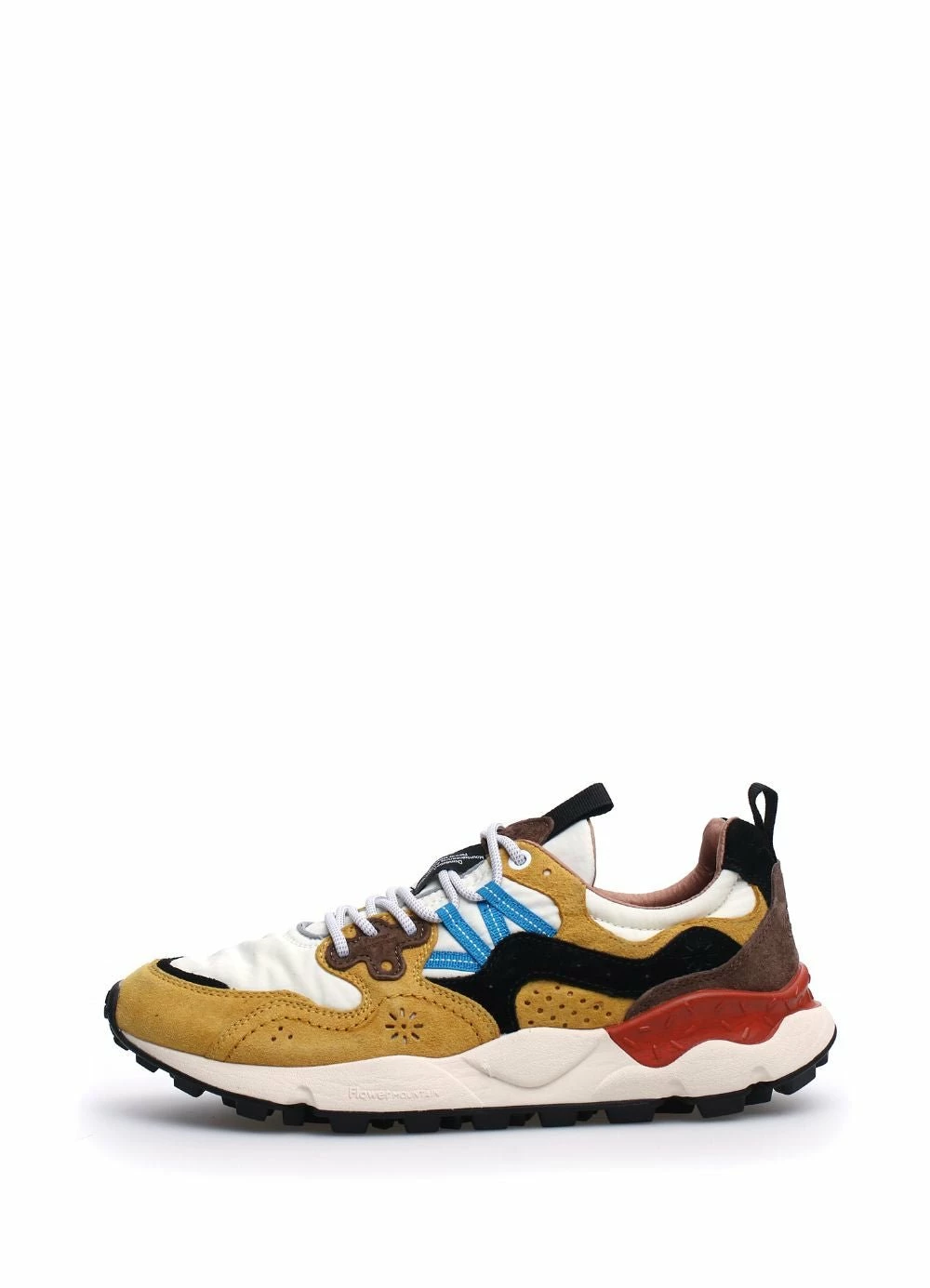 Flower Mountain YAMANO 3 | Suede & Nylon Sneaker | Yellow & White 6 Flower Mountain YAMANO 3 | Suede & Nylon Sneaker | Yellow & White - Image 4